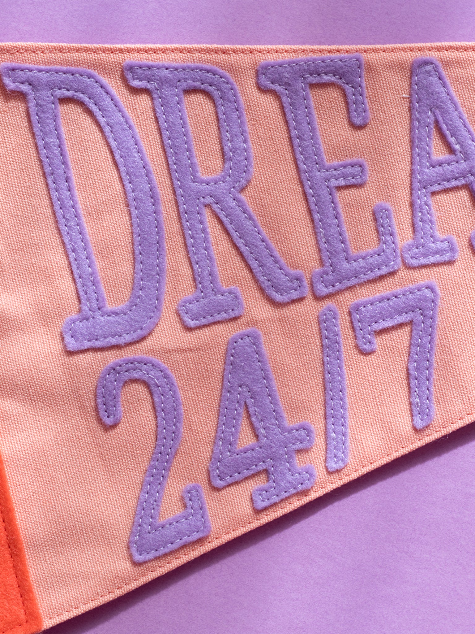 'Dreaming 24/7' Canvas Pennant Flag
