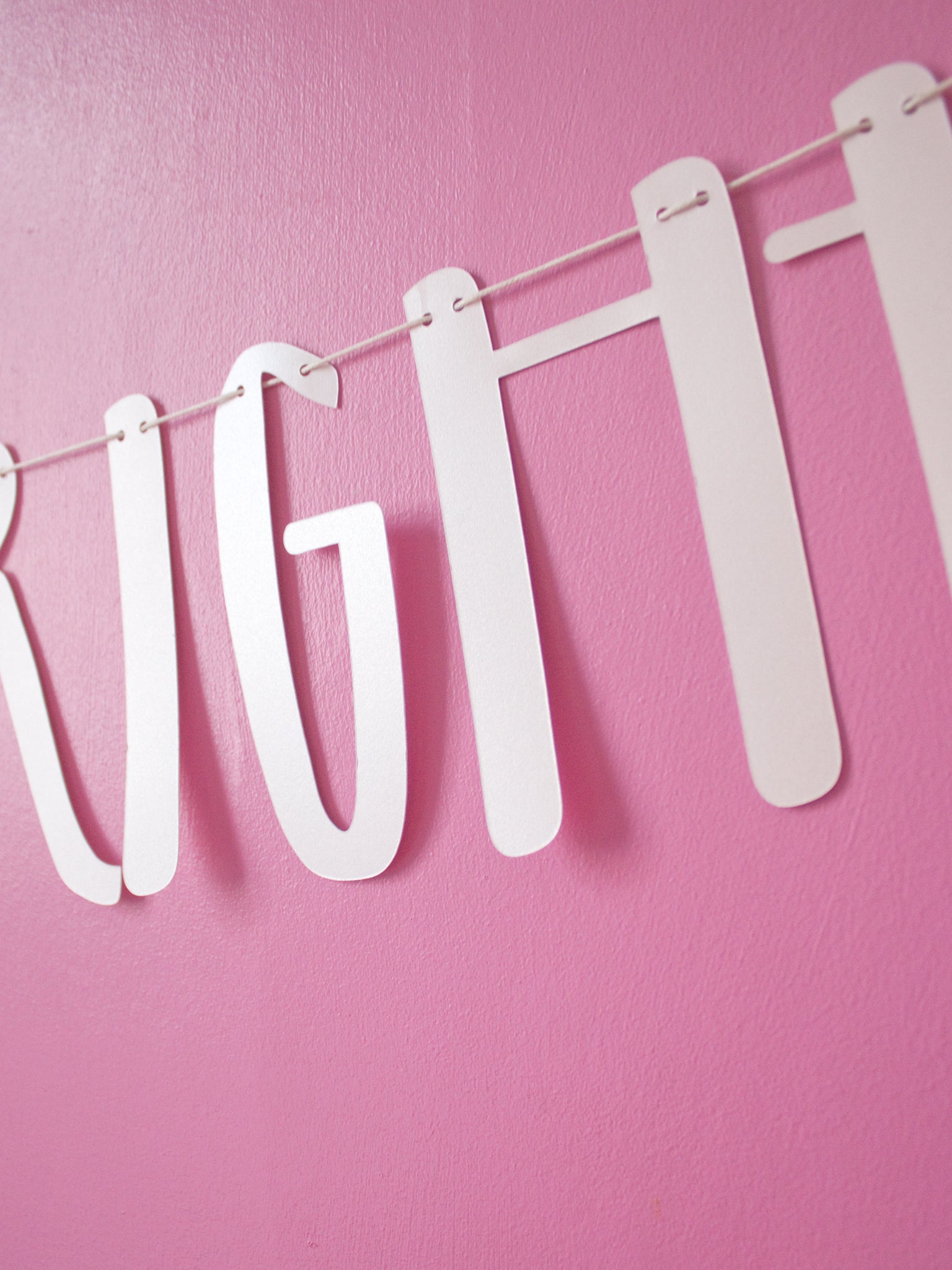 'Merry And Bright' Christmas Paper Bunting