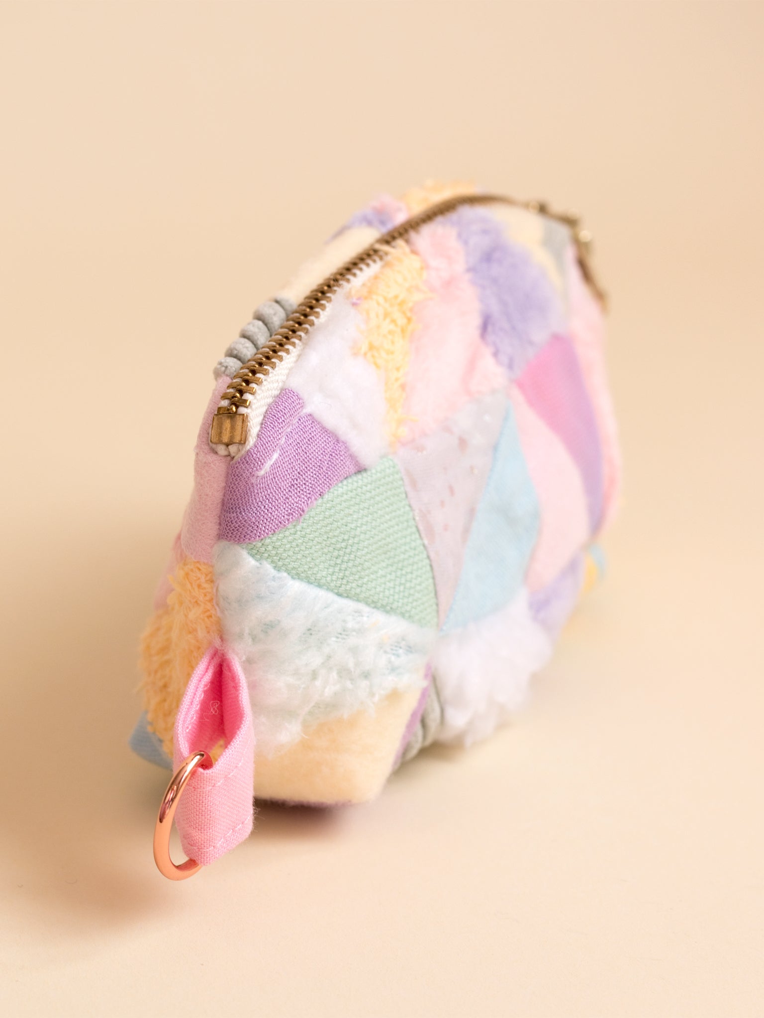 Zero Waste Triangle Patchwork Coin Purse