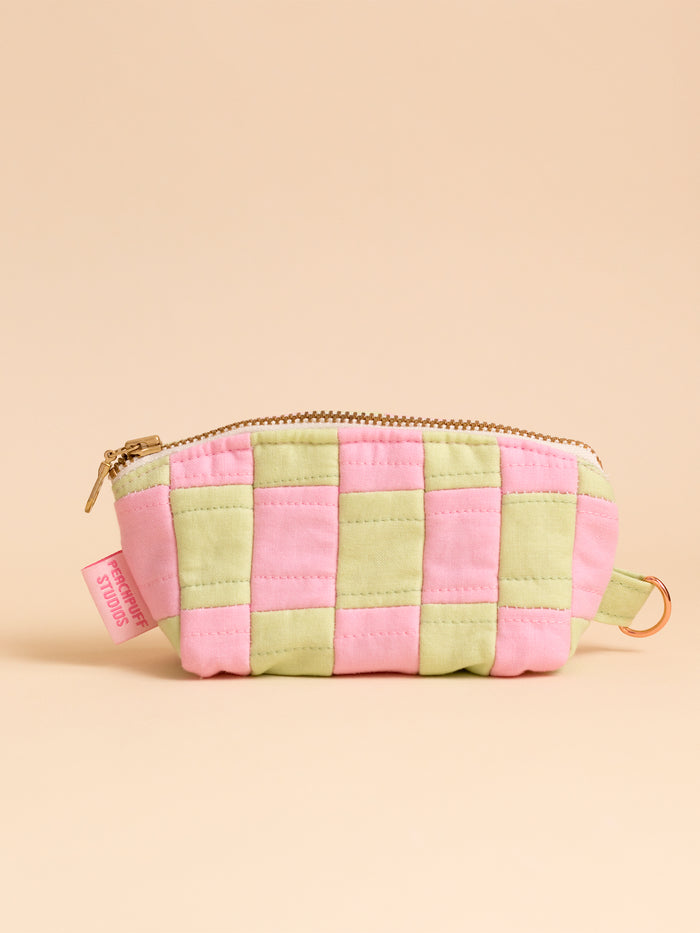 Zero-Waste Pink & Green Patchwork