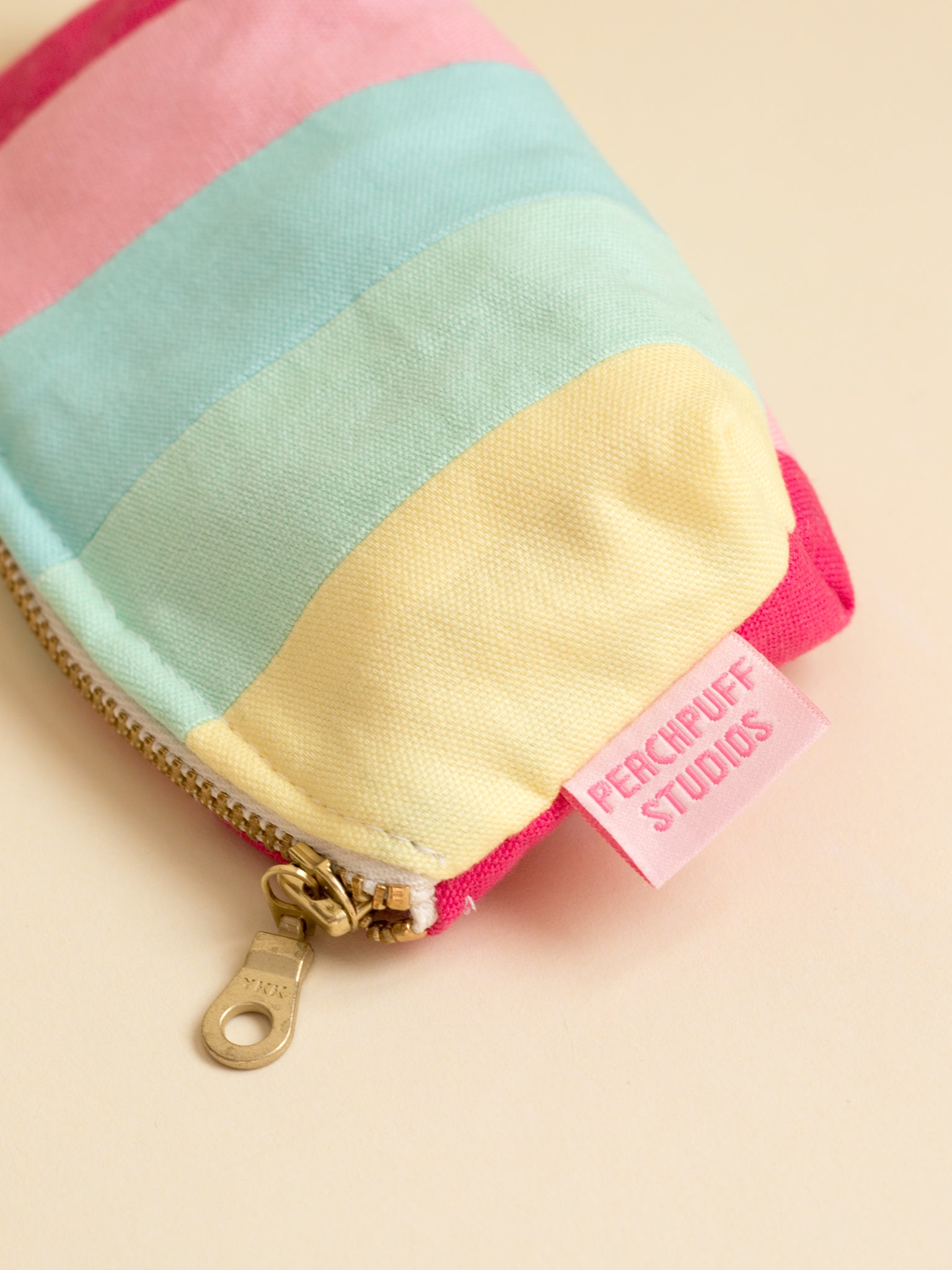 Zero Waste Striped Coin Purse