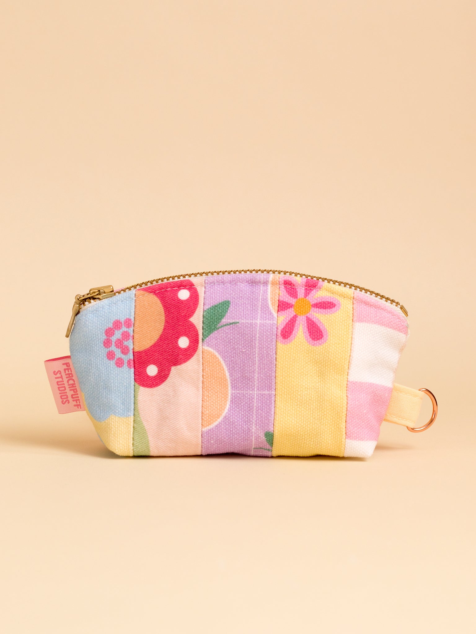 Zero Waste Striped Print Coin Purse