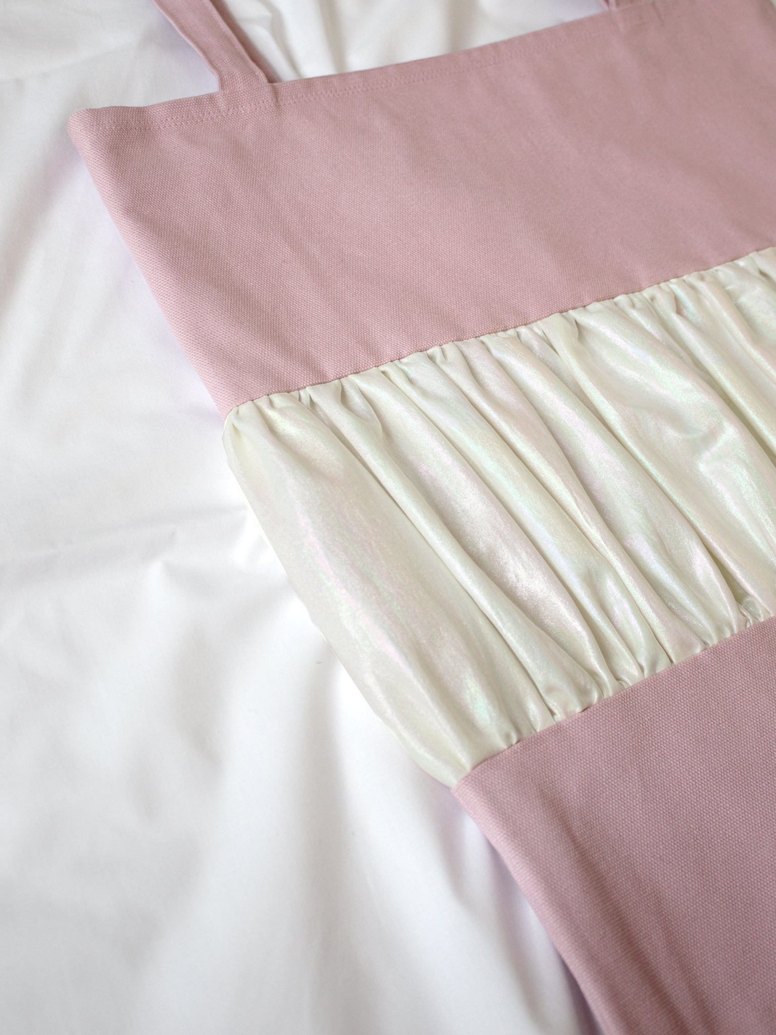 Violet Cotton Canvas Ruffle Tote Bag – Peachpuff Studios