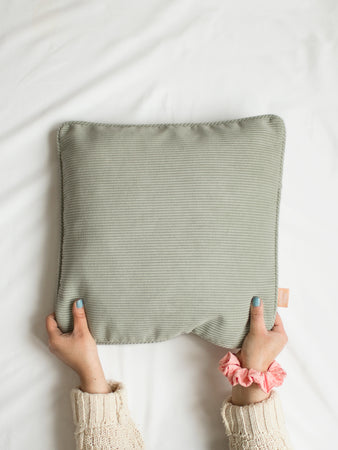 Sage Green Corduroy Cushion Cover